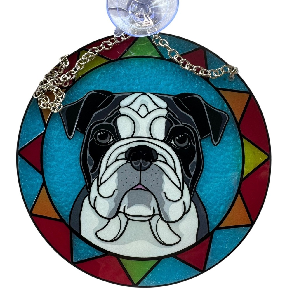 French Bulldog Memorial 6.5" Suncatcher Pet Loss Sympathy Gift Dog Memorial